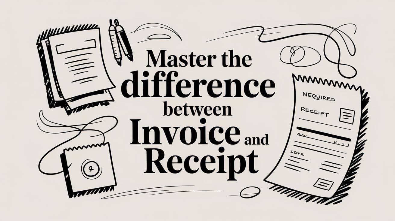 Master the Difference Between Invoice and Receipt