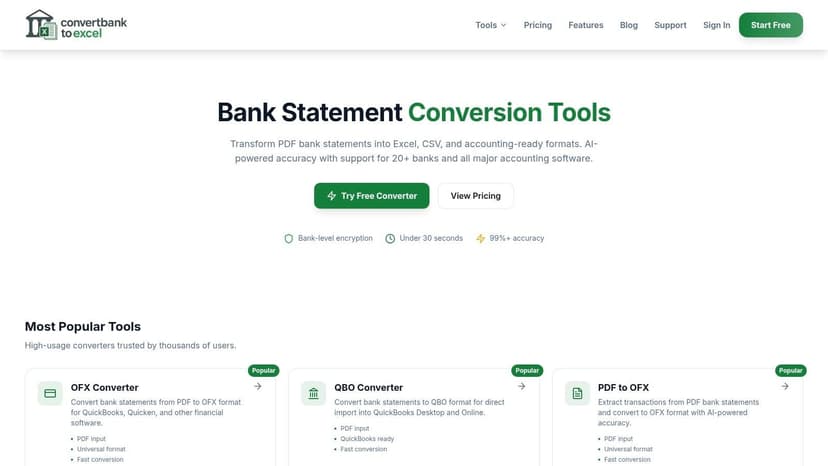 Screenshot from https://convertbanktoexcel.com/tools