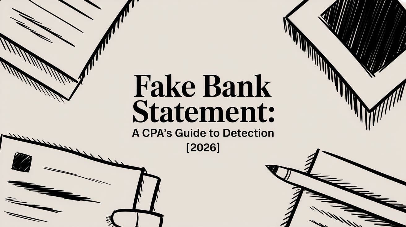 Fake Bank Statement: A CPA's Guide to Detection [2026]