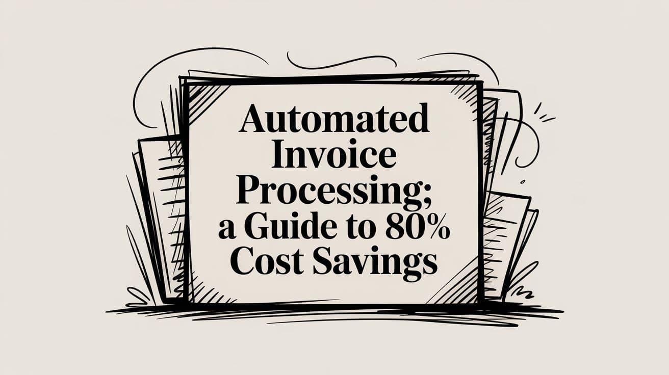 Automated Invoice Processing: A Guide to 80% Cost Savings
