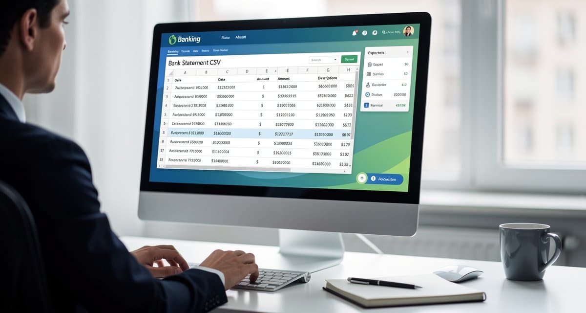 Bank Statement to CSV: Free Methods and Checks